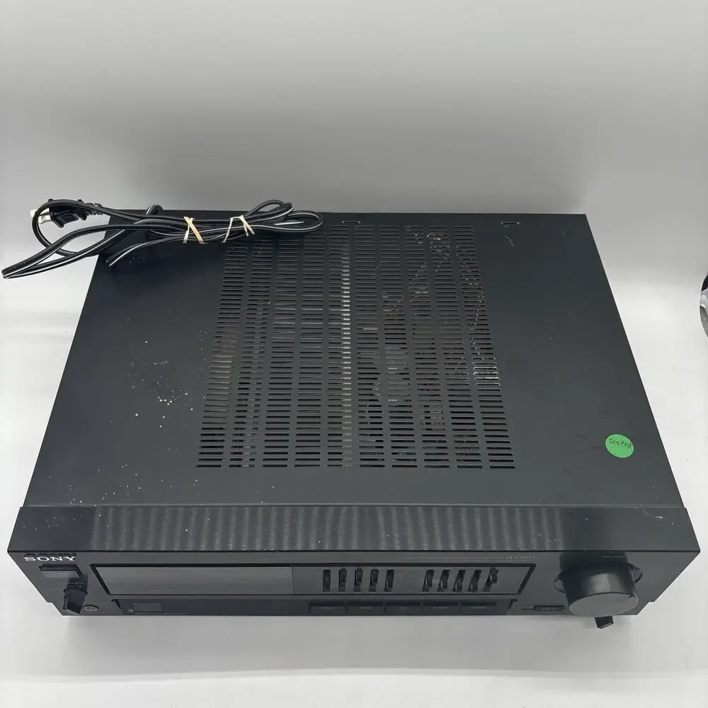 Vtg Sony AX401 Acoustic Controlled Integrated Stereo Amplifier NO REMOTE - WORKS
